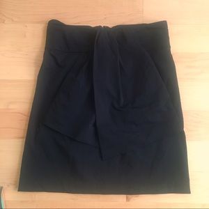DVF black mini skirt EUC